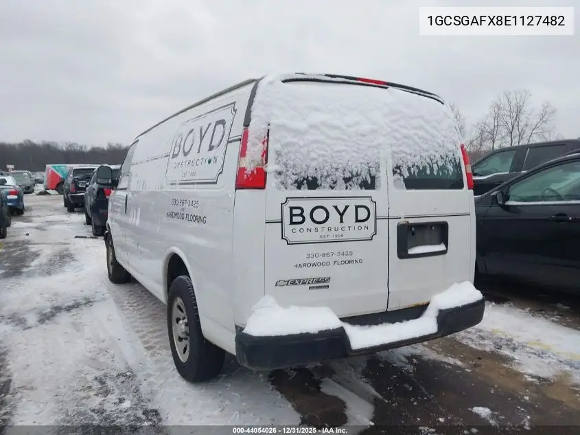 1GCSGAFX8E1127482 2014 Chevrolet Express 1500 Work Van