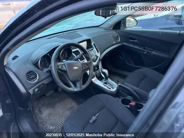 1G1PC5SB0F7286376 2015 Chevrolet Cruze Lt Turbo