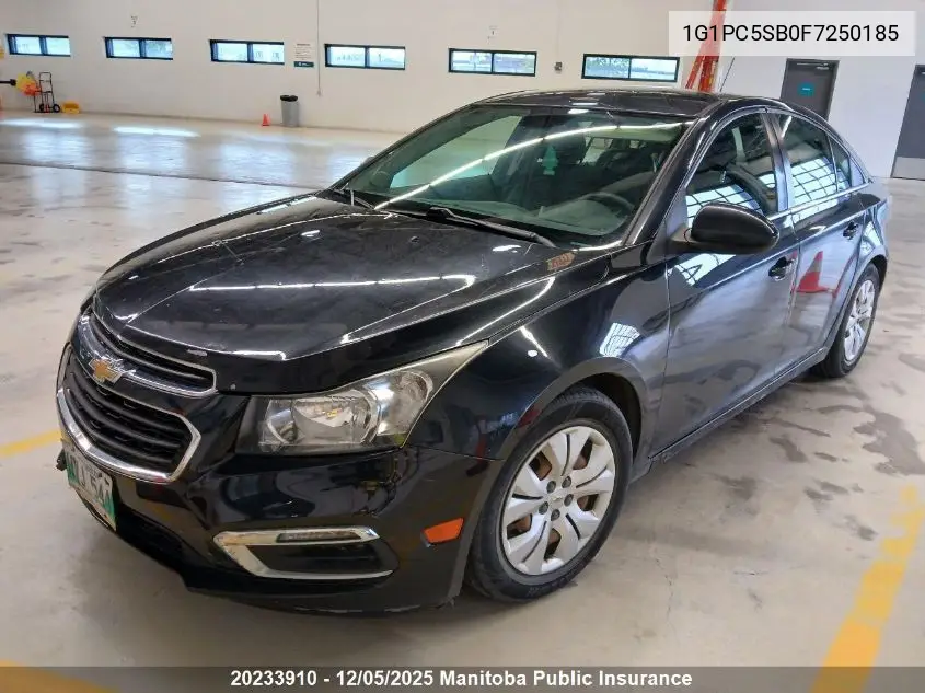 1G1PC5SB0F7250185 2015 Chevrolet Cruze Lt Turbo