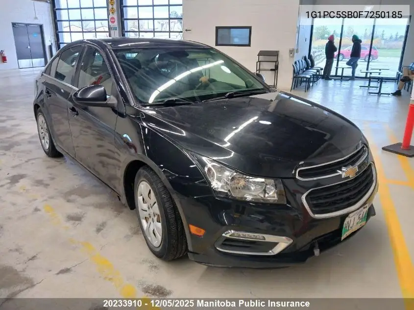 1G1PC5SB0F7250185 2015 Chevrolet Cruze Lt Turbo