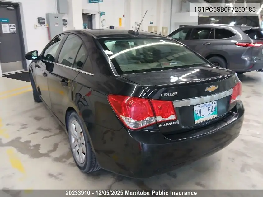 1G1PC5SB0F7250185 2015 Chevrolet Cruze Lt Turbo