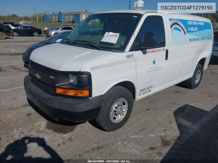 1GCZGTCG4F1279193 2015 Chevrolet Express 3500 Work Van