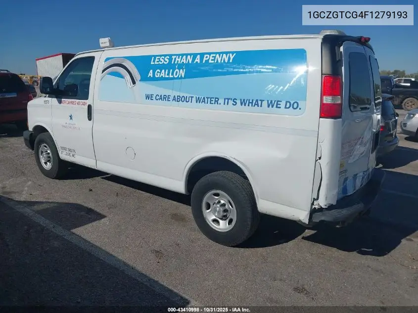 1GCZGTCG4F1279193 2015 Chevrolet Express 3500 Work Van
