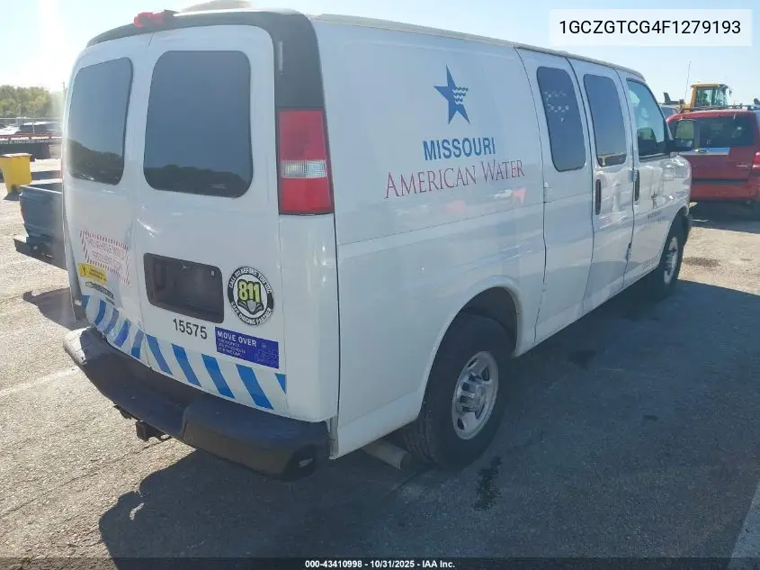 1GCZGTCG4F1279193 2015 Chevrolet Express 3500 Work Van