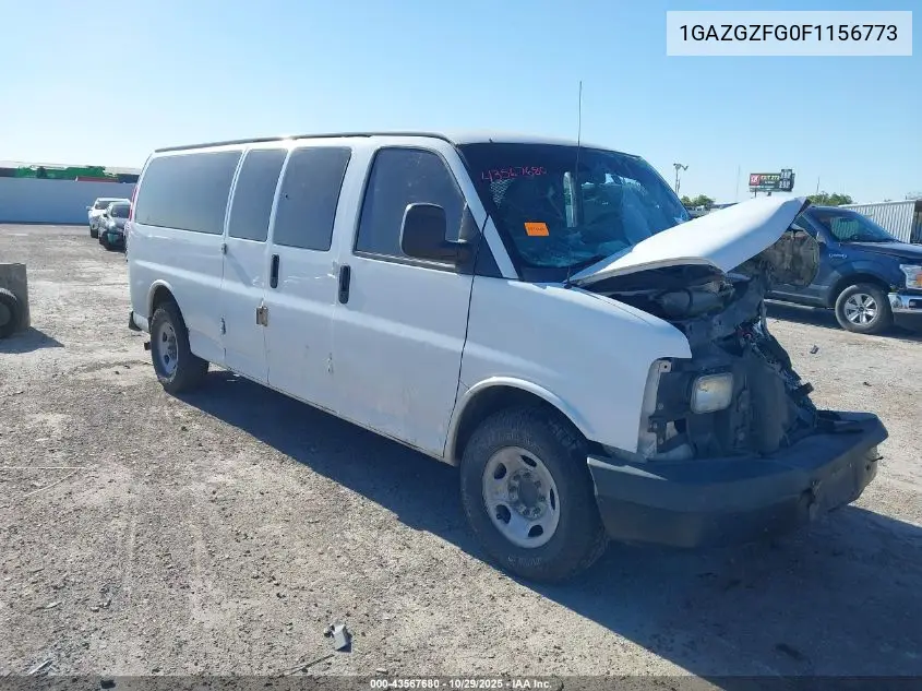 1GAZGZFG0F1156773 2015 Chevrolet Express 3500 Ls