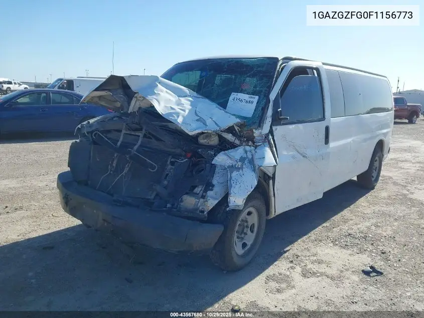 1GAZGZFG0F1156773 2015 Chevrolet Express 3500 Ls