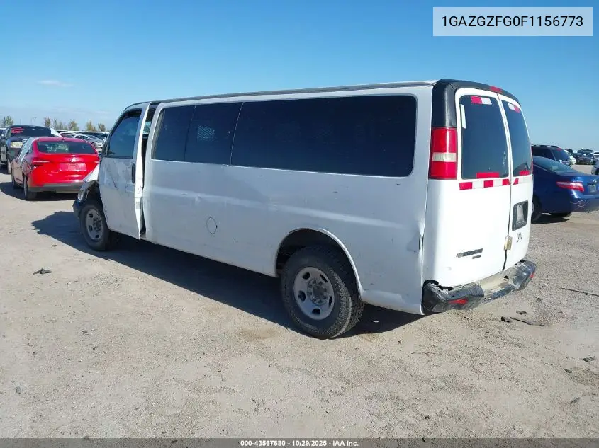 1GAZGZFG0F1156773 2015 Chevrolet Express 3500 Ls