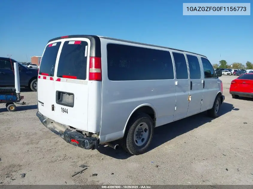 1GAZGZFG0F1156773 2015 Chevrolet Express 3500 Ls