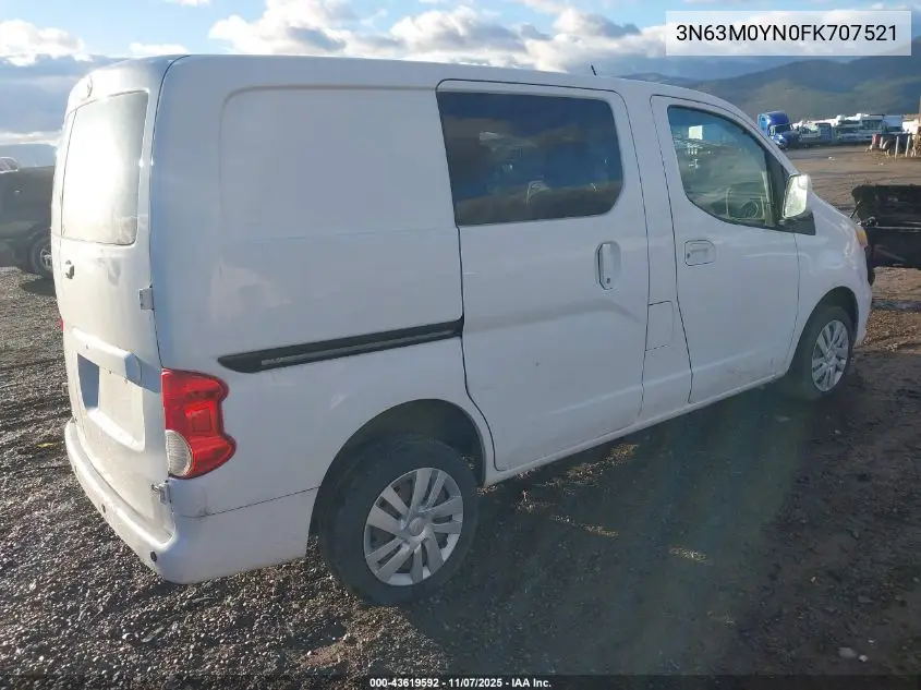 3N63M0YN0FK707521 2015 Chevrolet City Express 1Ls