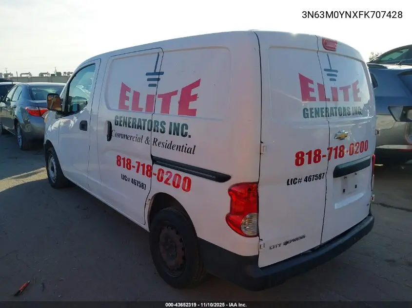 3N63M0YNXFK707428 2015 Chevrolet City Express 1Ls