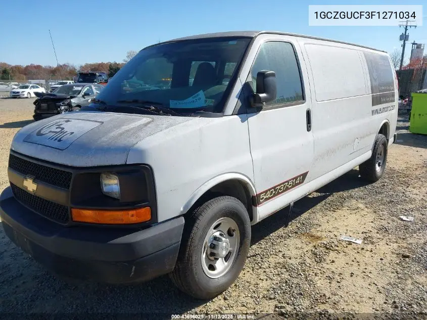1GCZGUCF3F1271034 2015 Chevrolet Express 3500 Work Van