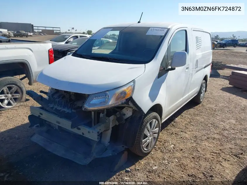 3N63M0ZN6FK724872 2015 Chevrolet City Express 1Lt