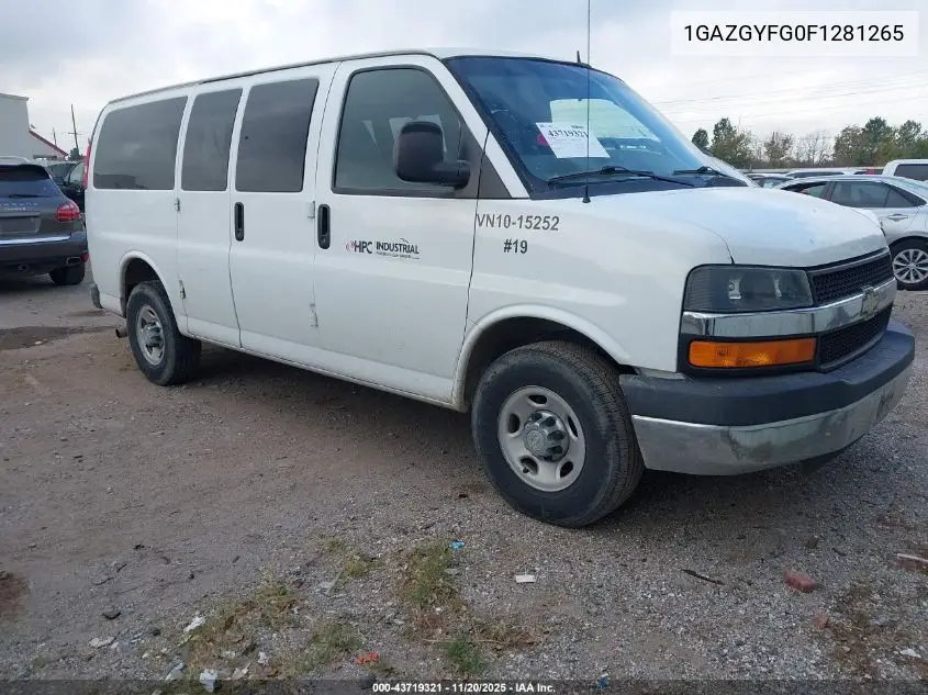 1GAZGYFG0F1281265 2015 Chevrolet Express 3500 Lt