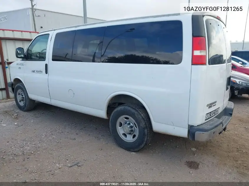 1GAZGYFG0F1281265 2015 Chevrolet Express 3500 Lt