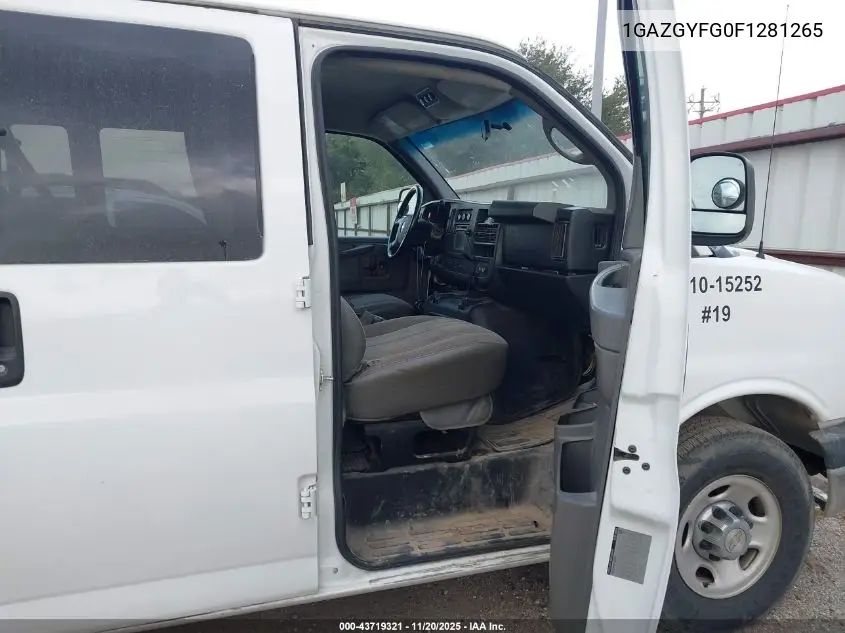 1GAZGYFG0F1281265 2015 Chevrolet Express 3500 Lt
