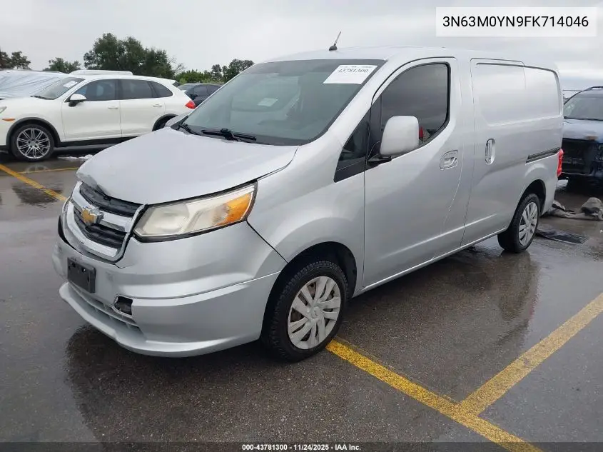 3N63M0YN9FK714046 2015 Chevrolet City Express 1Ls