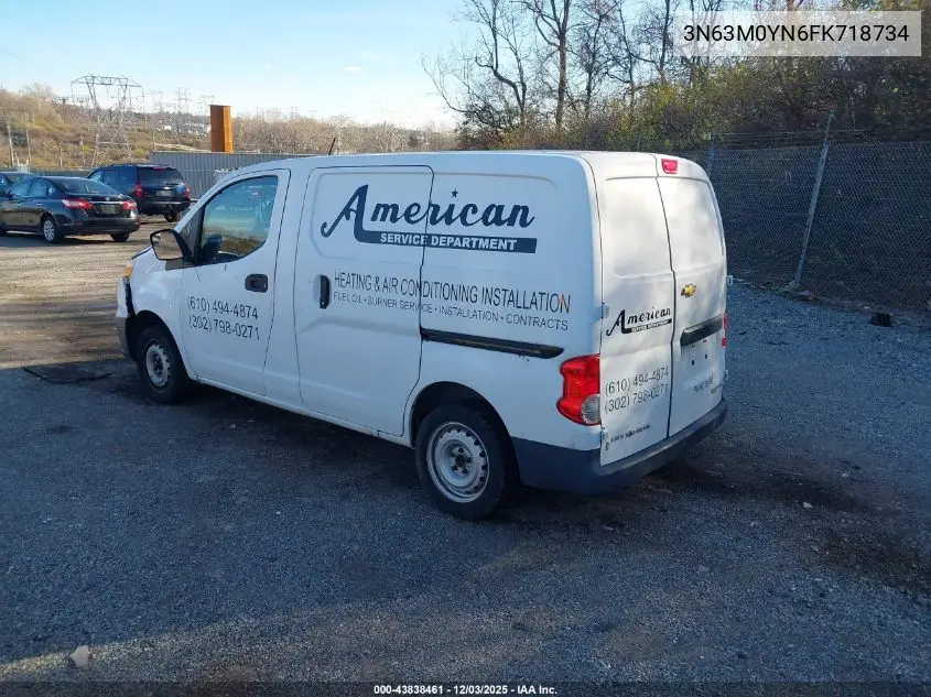3N63M0YN6FK718734 2015 Chevrolet City Express 1Ls