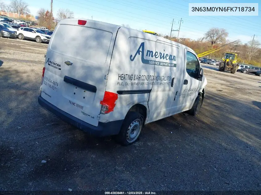 3N63M0YN6FK718734 2015 Chevrolet City Express 1Ls