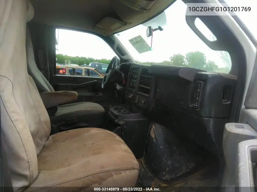 1GCZGHFG1G1201769 2016 Chevrolet Express 3500 Work Van