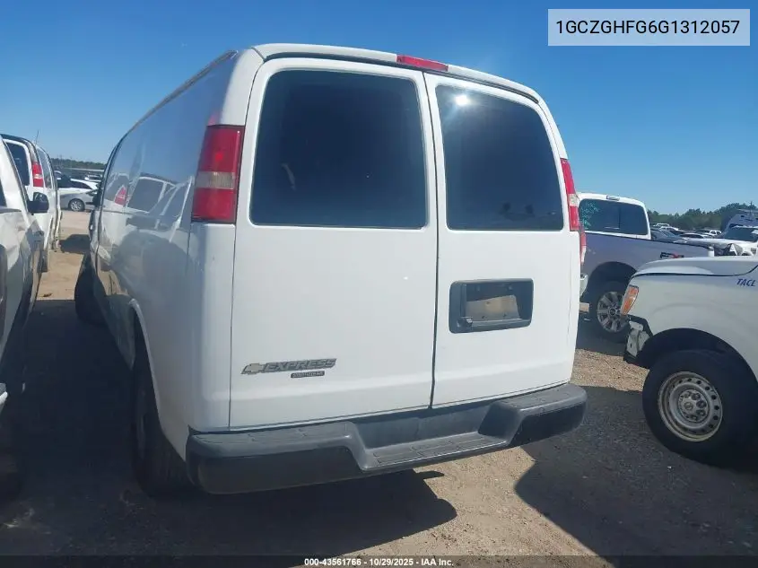 1GCZGHFG6G1312057 2016 Chevrolet Express 3500 Work Van
