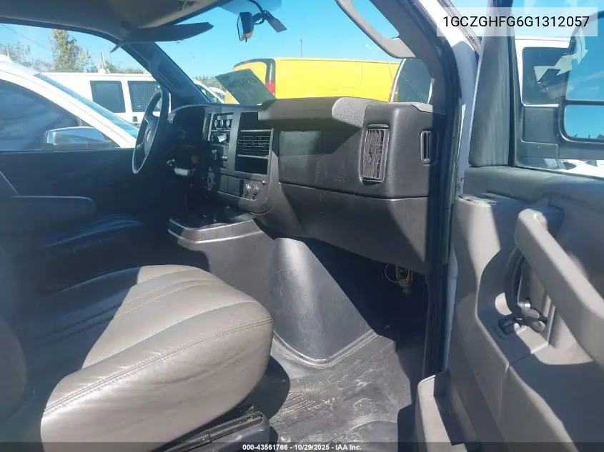 1GCZGHFG6G1312057 2016 Chevrolet Express 3500 Work Van
