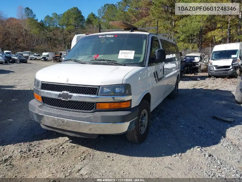 1GAZGPFG6G1248346 2016 Chevrolet Express 3500 Lt