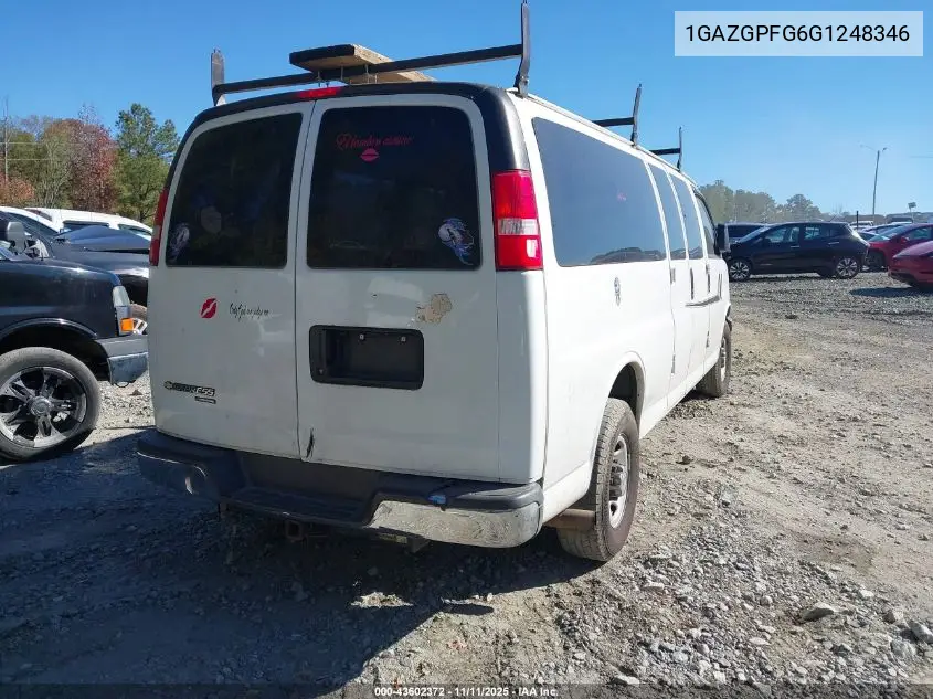 1GAZGPFG6G1248346 2016 Chevrolet Express 3500 Lt
