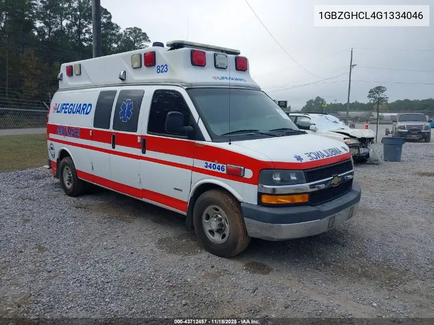 1GBZGHCL4G1334046 2016 Chevrolet Express 3500 Diesel