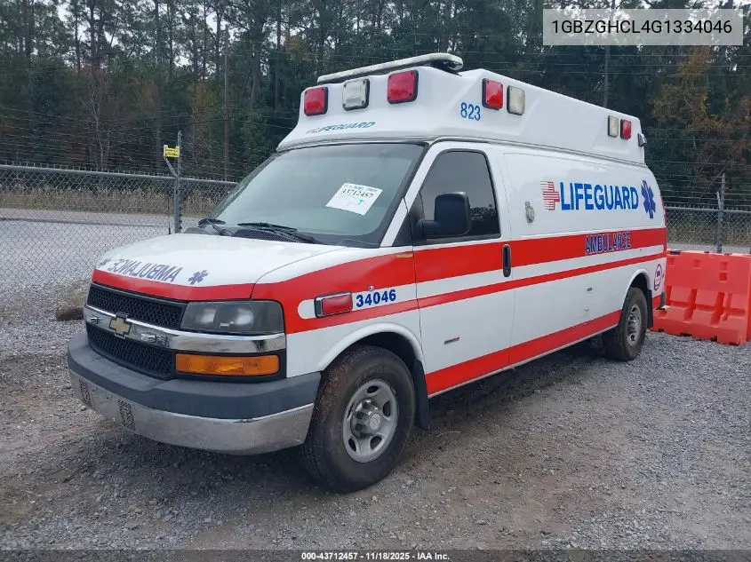 1GBZGHCL4G1334046 2016 Chevrolet Express 3500 Diesel