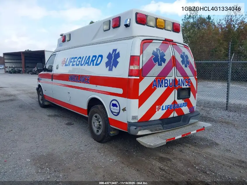 1GBZGHCL4G1334046 2016 Chevrolet Express 3500 Diesel