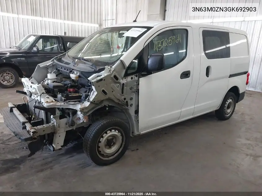 3N63M0ZN3GK692903 2016 Chevrolet City Express 1Lt