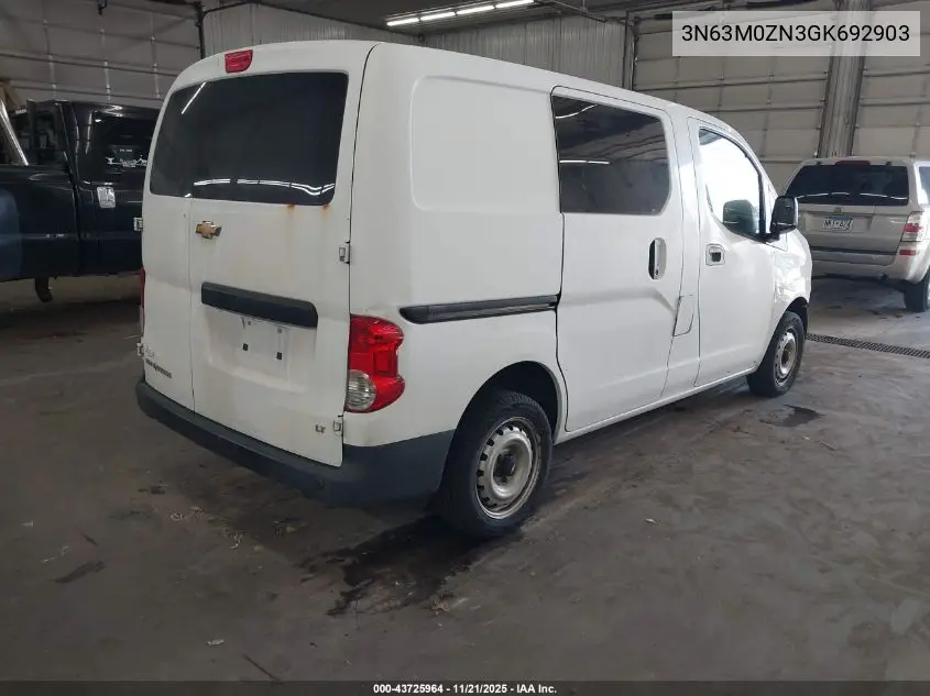 3N63M0ZN3GK692903 2016 Chevrolet City Express 1Lt