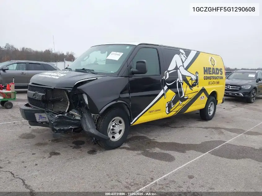 1GCZGHFF5G1290608 2016 Chevrolet Express 3500 Work Van