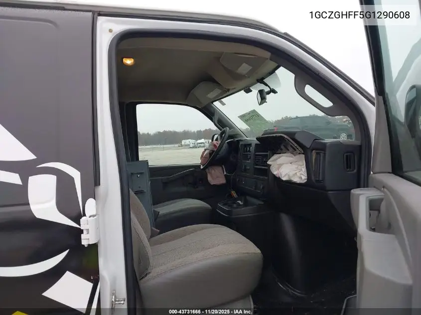 1GCZGHFF5G1290608 2016 Chevrolet Express 3500 Work Van