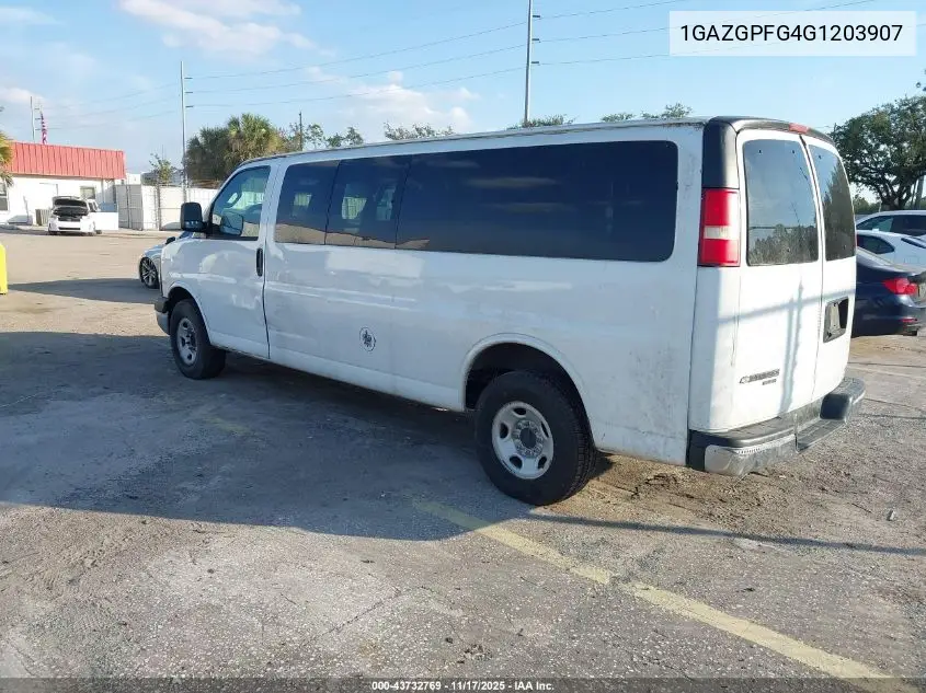 1GAZGPFG4G1203907 2016 Chevrolet Express 3500 Lt