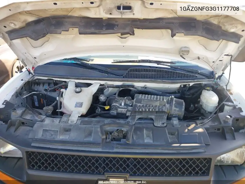 1GAZGNFG3G1177708 2016 Chevrolet Express 3500 Ls