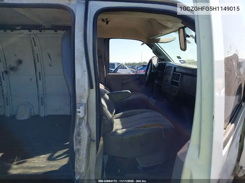 1GCZGHFG5H1149015 2017 Chevrolet Express 3500 Work Van