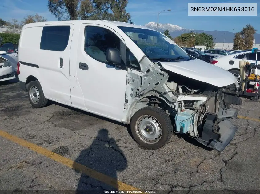 3N63M0ZN4HK698016 2017 Chevrolet City Express 1Lt
