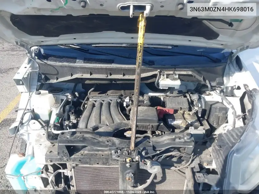 3N63M0ZN4HK698016 2017 Chevrolet City Express 1Lt