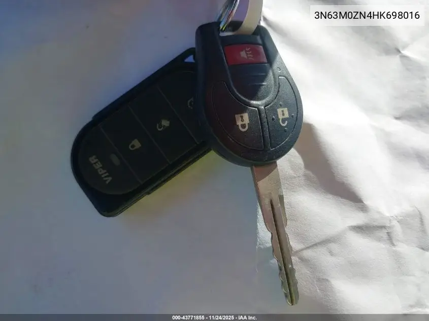 3N63M0ZN4HK698016 2017 Chevrolet City Express 1Lt