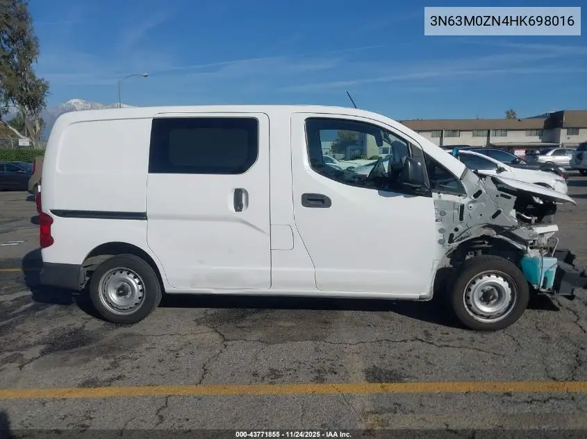 3N63M0ZN4HK698016 2017 Chevrolet City Express 1Lt