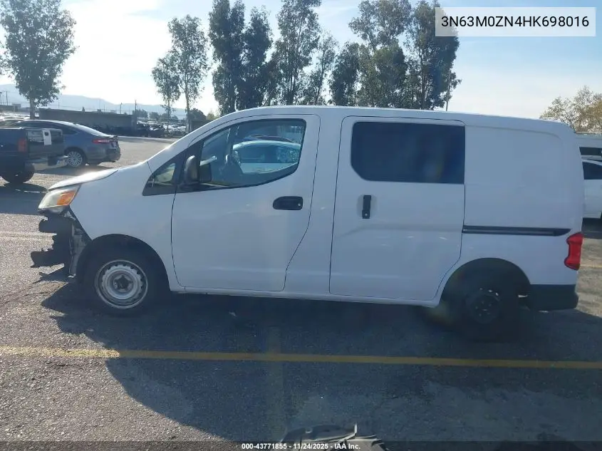 3N63M0ZN4HK698016 2017 Chevrolet City Express 1Lt
