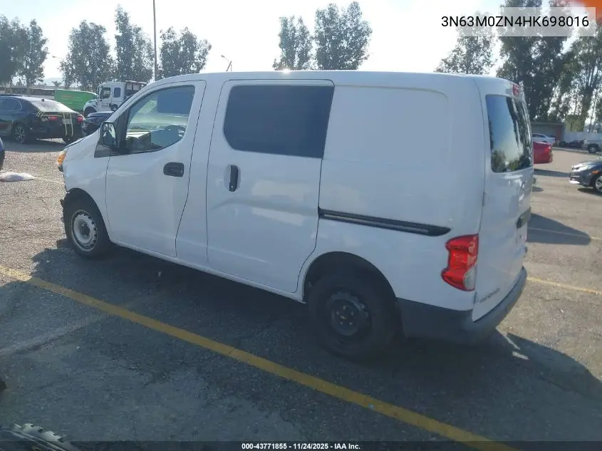 3N63M0ZN4HK698016 2017 Chevrolet City Express 1Lt