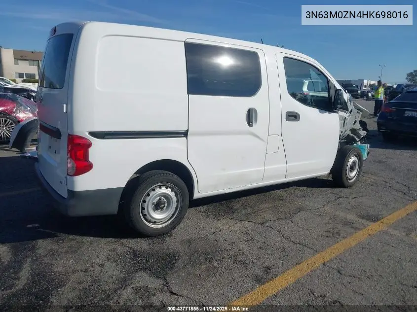 3N63M0ZN4HK698016 2017 Chevrolet City Express 1Lt