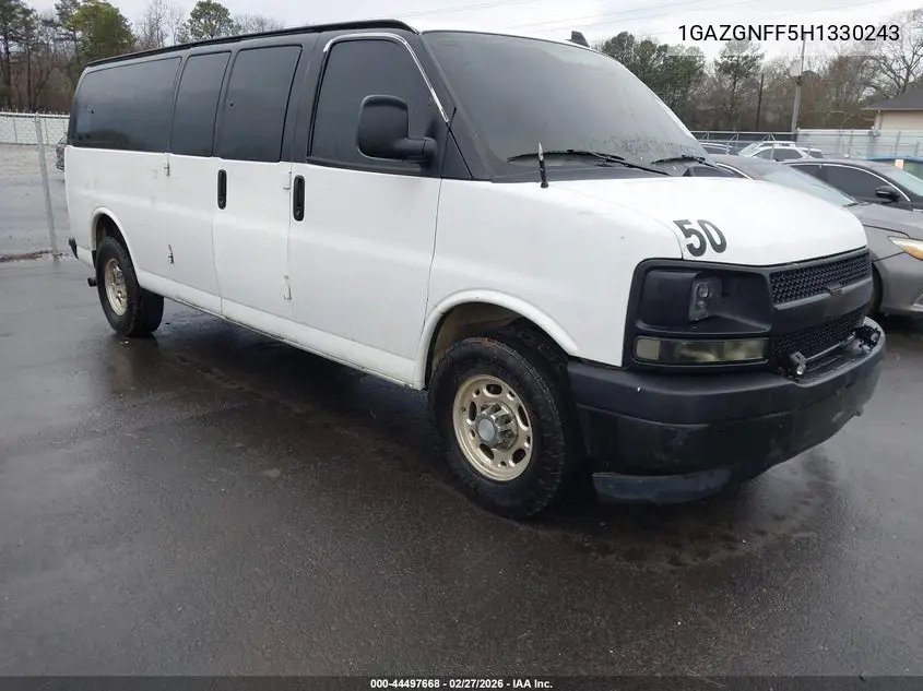 1GAZGNFF5H1330243 2017 Chevrolet Express 3500 Ls