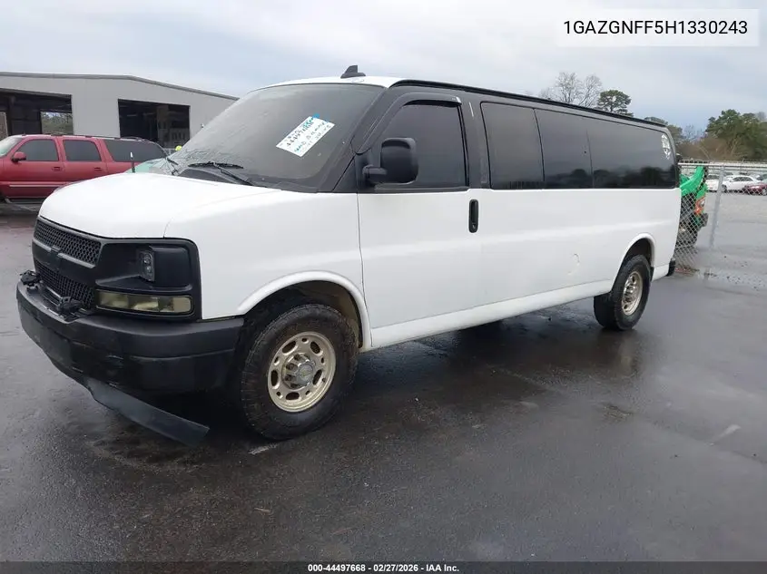 1GAZGNFF5H1330243 2017 Chevrolet Express 3500 Ls