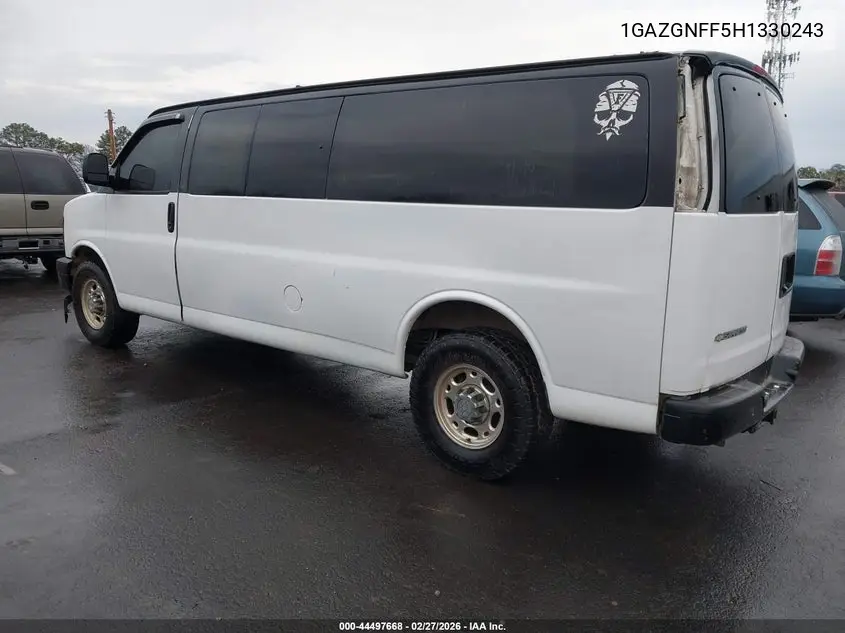 1GAZGNFF5H1330243 2017 Chevrolet Express 3500 Ls