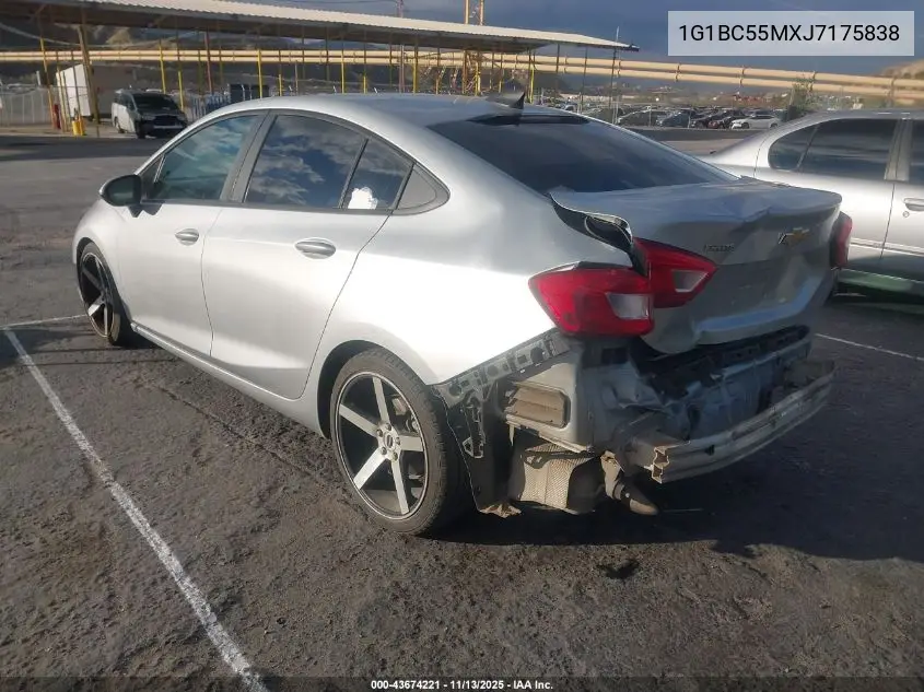 1G1BC55MXJ7175838 2018 Chevrolet Cruz