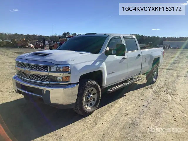1GC4KVCYXKF153172 2019 Chevrolet Silverado 3500 Hd 2019 Chevrolet Silverado 3500Hd 4X4 Crew Cab Pickup (Inoperable)