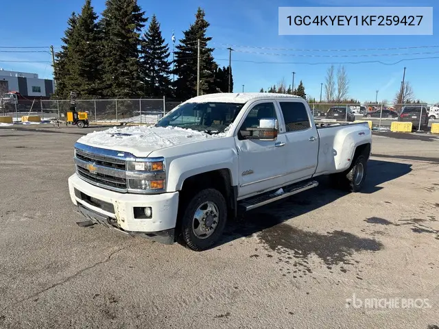 1GC4KYEY1KF259427 2019 Chevrolet Silverado 3500 Hd 2019 Chevrolet Silverado 3500Hd High Country 4X4 Crew Cab Pickup